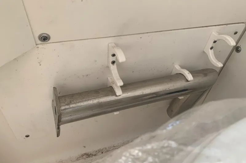 Slide: The Image of Rod holders on a 2022 Robalo R230 boat. - 31