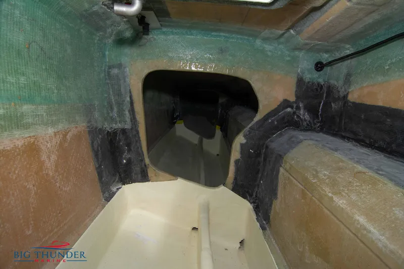 Slide: The Image of Interior view of 2023 Fountain 34 Thunder Cat boat. - 39