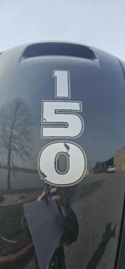 Slide: The Image of 2024 Ranger Reata 223F boat engine with 150 horsepower. - 5