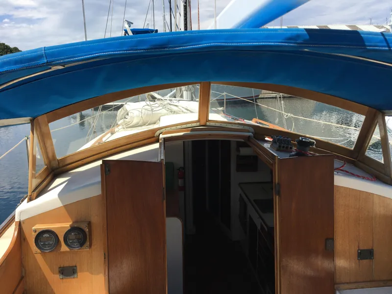 Slide: The Image of Permanent dodger with bimini - 16