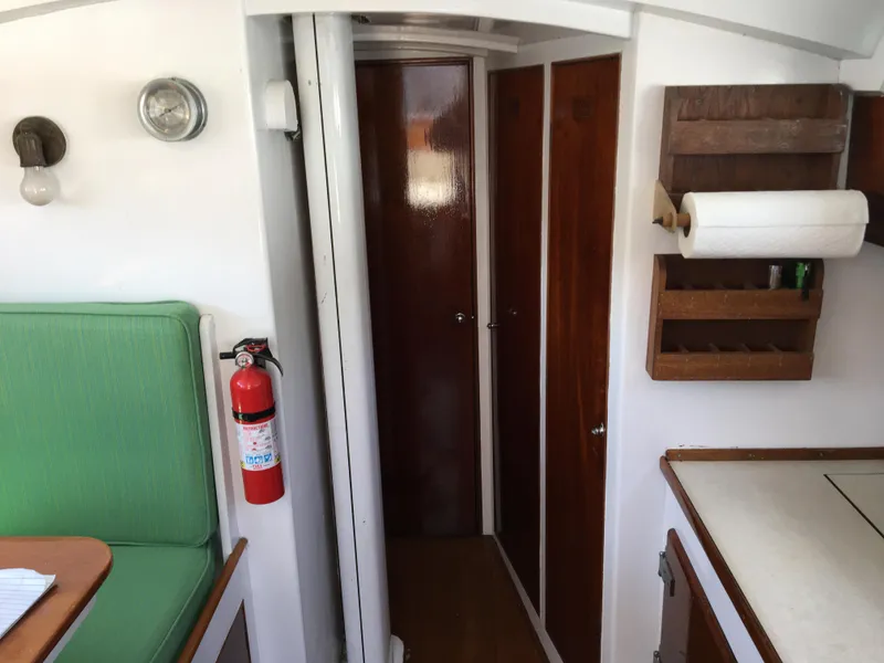 Slide: The Image of Looking forward to v-berth & head - 8