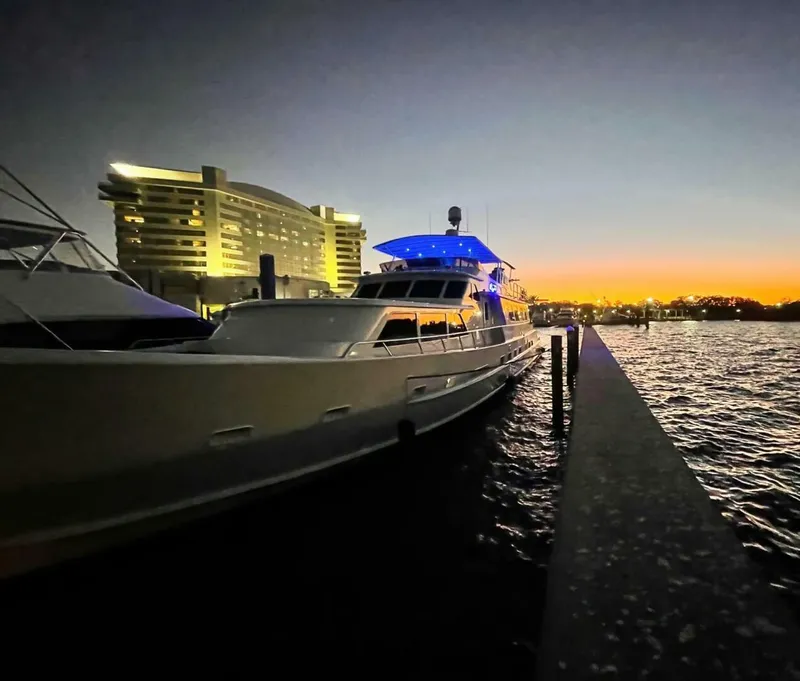 Slide: The Image of Broward 108 Cockpit Motor Yacht 1983 - 54