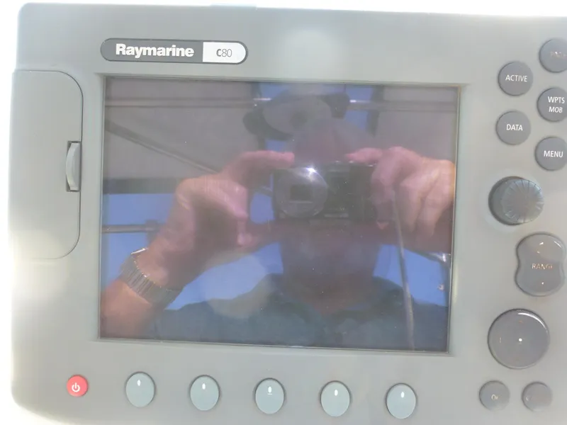 Slide: The Image of Raymarine C50 display on a 1990 Sabre 425 sailboat. - 21