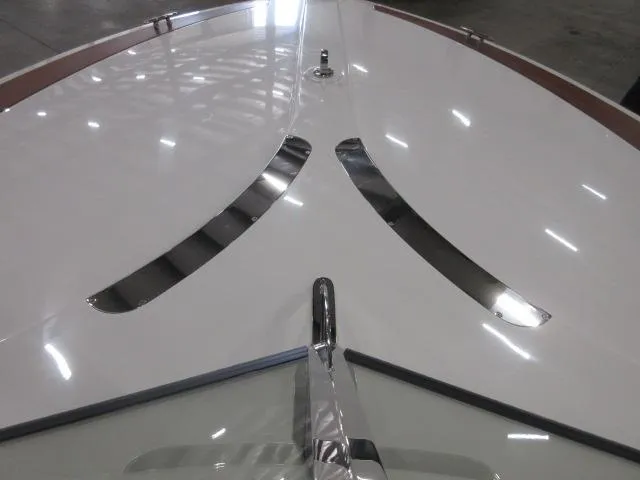 Slide: The Image of Bow of 2023 Thoroughbred u23i boat with sleek design and polished finish. - 29