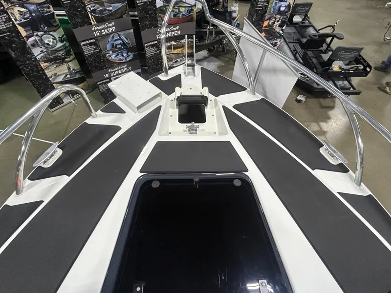 Slide: The Image of Split Bow Rail with Minn Kota Modifaction - 69