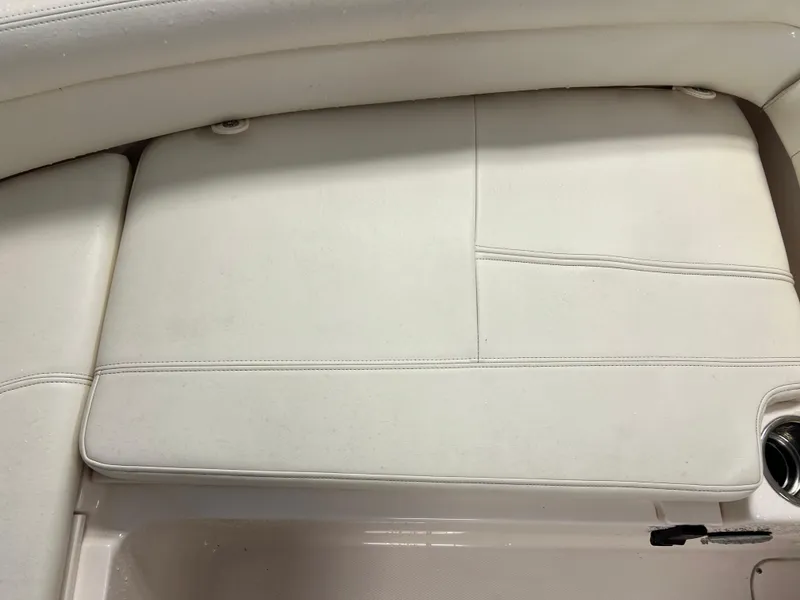 Slide: The Image of 2016 Grady-White Freedom 225 boat seat cushion in white. - 20