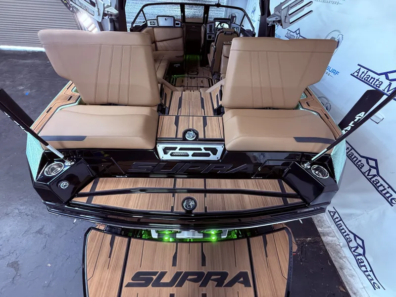 Slide: The Image of Interior of 2023 Supra SA 400 with luxurious seating. - 16