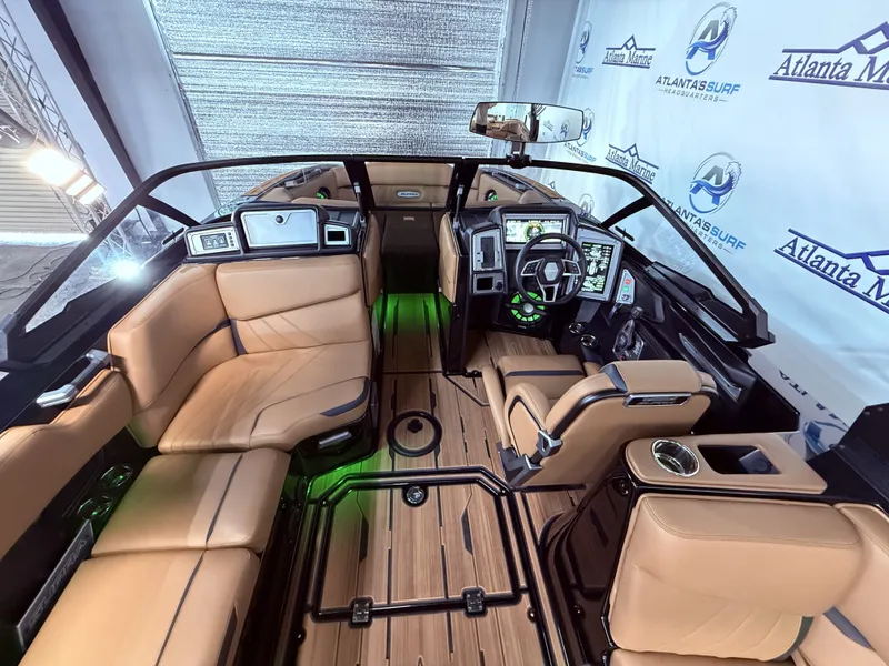Slide: The Image of Interior of 2023 Supra SA 400 with luxurious leather seating. - 25