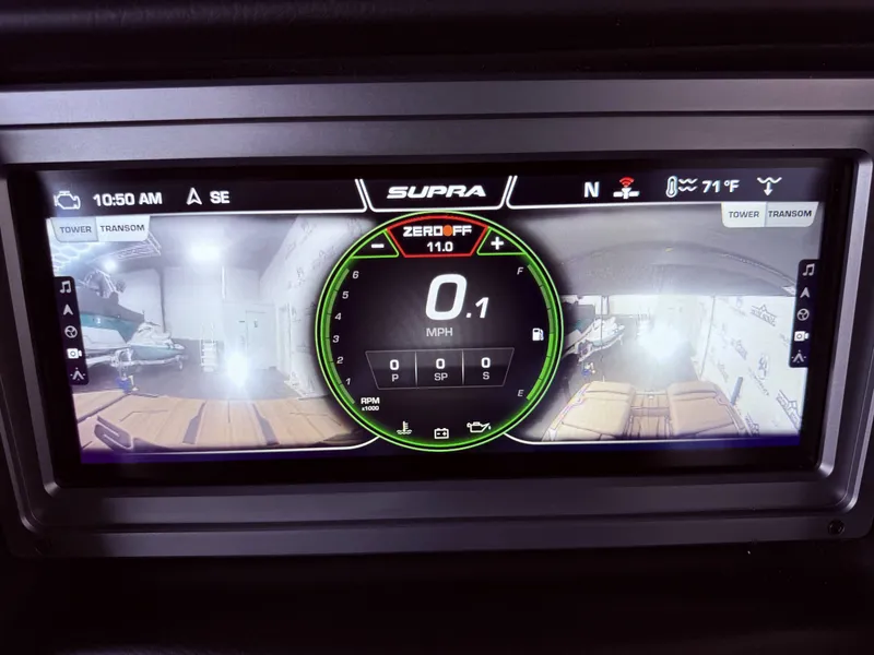 Slide: The Image of 2023 Supra SA 400 dashboard with digital display. - 30