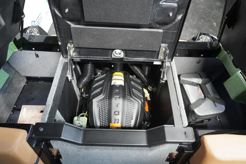 Slide: The Image of Engine compartment of 2023 Supra SA 400 boat with Raptor engine. - 41