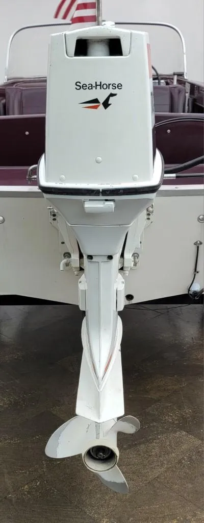 Slide: The Image of 1969 Crestliner Marauder with SeaHorse outboard motor. - 45
