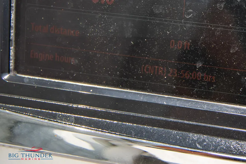 Slide: The Image of Close-up of 2019 Spectre Screaming Eagle 22 Talon dashboard display. - 28