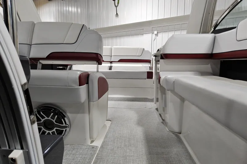 Slide: The Image of 2023 Formula 310 Sun Sport interior with luxurious seating and modern design. - 20