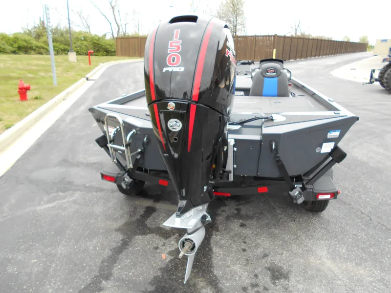 Slide: The Image of 2024 Ranger RT198P boat with 150 Pro motor, rear view. - 20