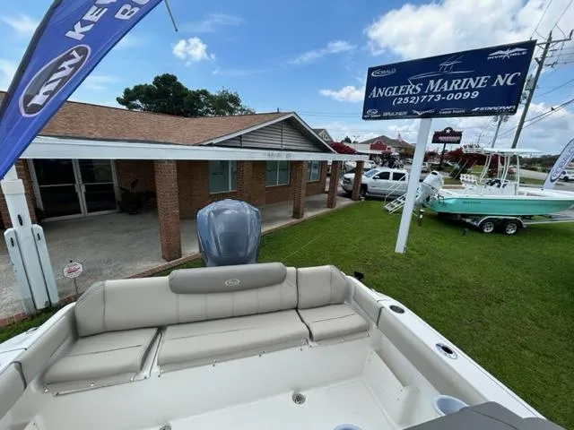 Slide: The Image of 2024 Key West 239 FS boat at Angler's Marine NC dealership. - 8