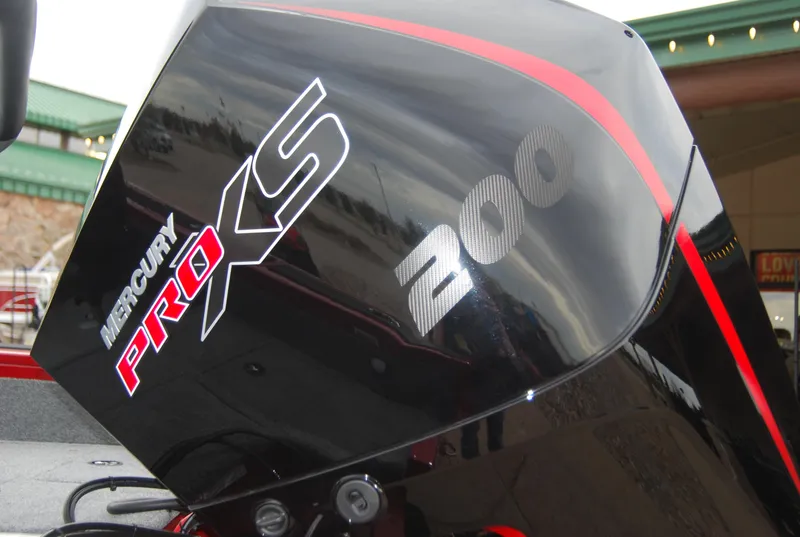 Slide: The Image of 2024 Tracker Targa V-19 WT with Mercury Pro XS 200 outboard motor. - 2