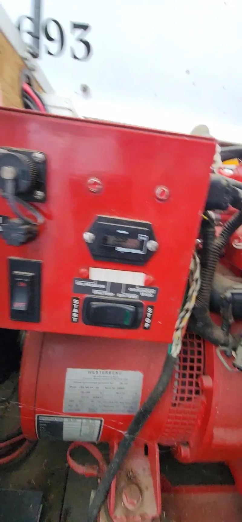 Slide: The Image of Control panel of a 2007 Destination Yachts 16x58 houseboat. - 33