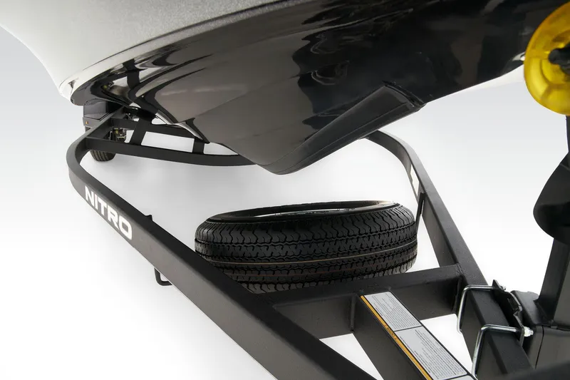 Slide: The Image of 2024 Nitro Z20 Pro boat trailer with spare tire. - 10
