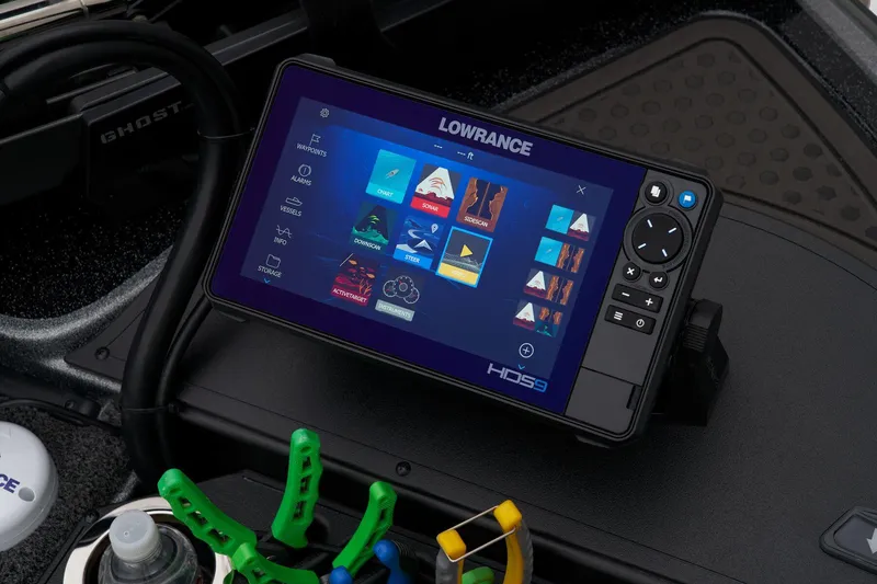 Slide: The Image of 2024 Nitro Z20 Pro with Lowrance HDS fishfinder and navigation system. - 17