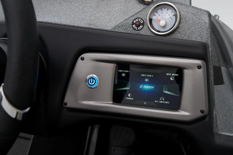 Slide: The Image of 2024 Nitro Z20 Pro dashboard with touchscreen display and control buttons. - 37