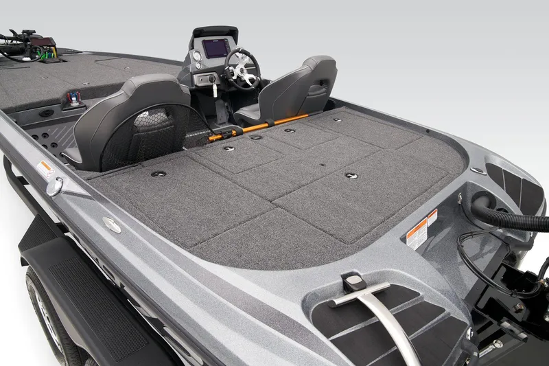 Slide: The Image of 2024 Nitro Z20 Pro fishing boat with spacious deck and advanced control console. - 49