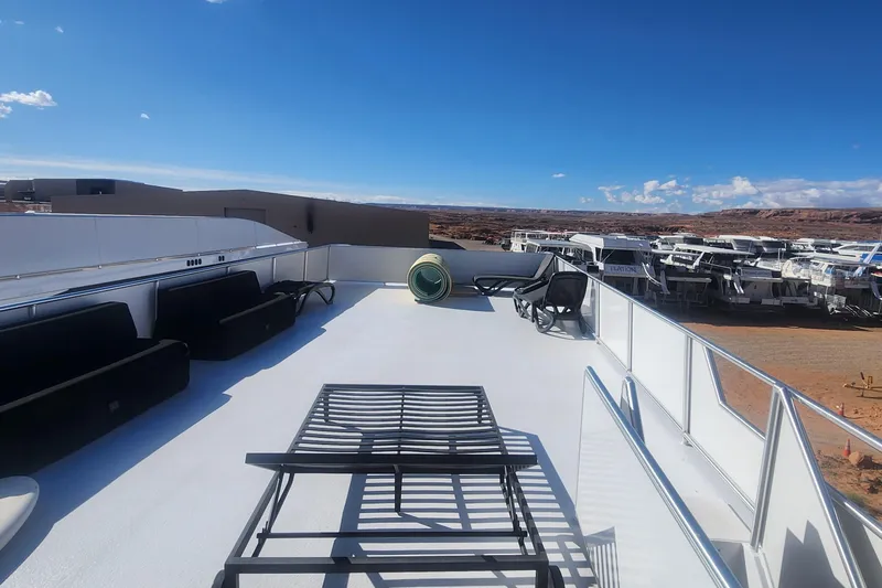 Slide: The Image of Rooftop deck of 2022 Adonia Legacy Share #8 with lounge chairs and scenic view. - 29