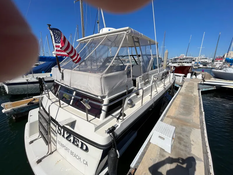 Slide: The Image of 1987 Scand Baltic boat docked at Newport Beach marina. - 4