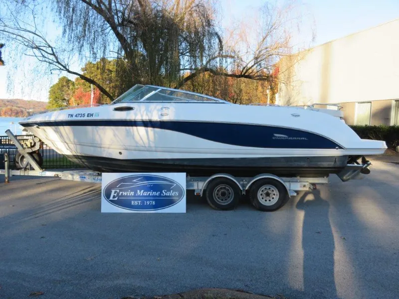 The Image of 2004 Chaparral 256 SSi boat on trailer at Erwin Marine Sales. - 1