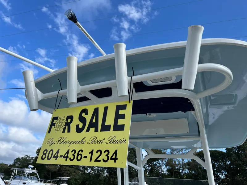Slide: The Image of 2024 Boston Whaler 230 Outrage for sale sign, Chesapeake Boat Basin, contact 804-436-1234. - 19
