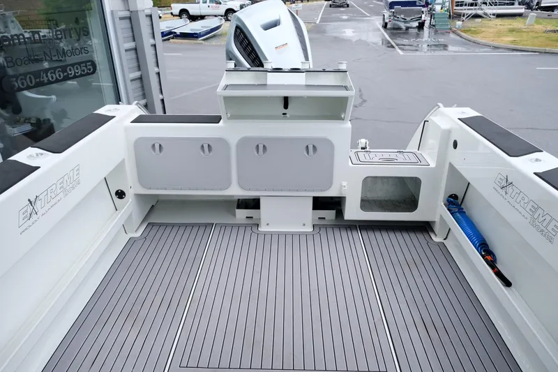 Slide: The Image of 2023 Extreme Boats 745 Game King deck, featuring spacious layout and modern design. - 9