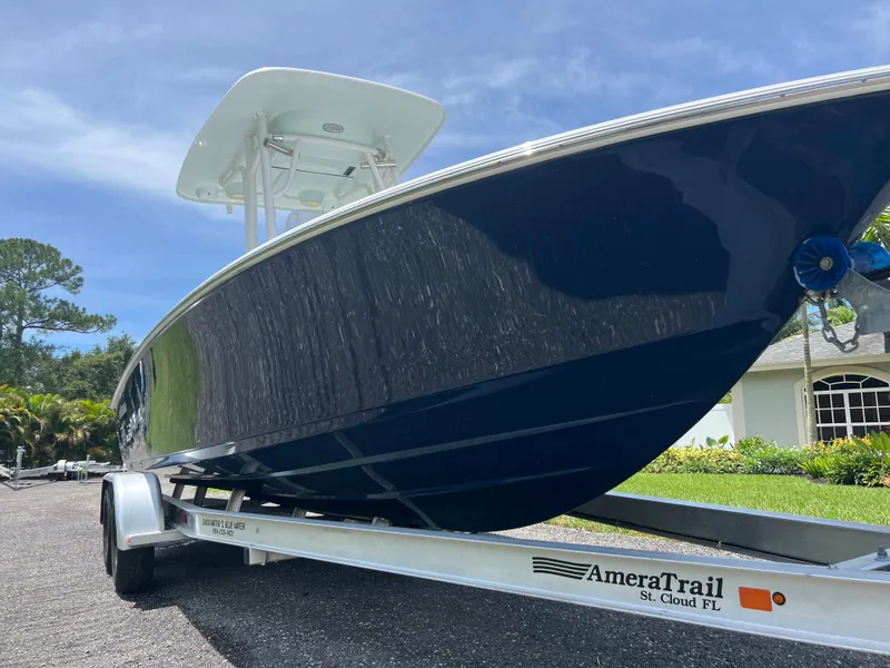 Slide: The Image of 2013 Sportsman 227 Masters boat on AmeraTrail trailer. - 6