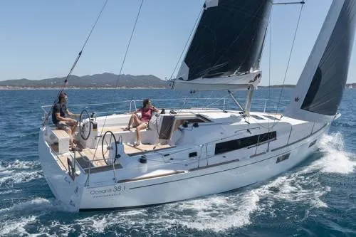 The Image of 2020 Beneteau 38.1 - Overall deck & cockpit view - 0