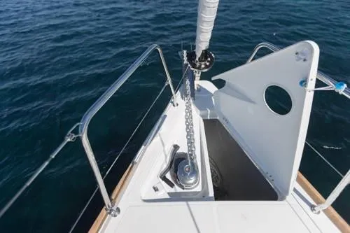 Slide: The Image of 2020 Beneteau 38.1 - Electric windlass & anchor locker - 5