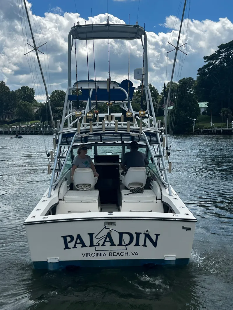 Slide: The Image of 1988 NorthCoast 24 Express Sportfish boat named "Paladin" on water, Virginia Beach, VA. - 12