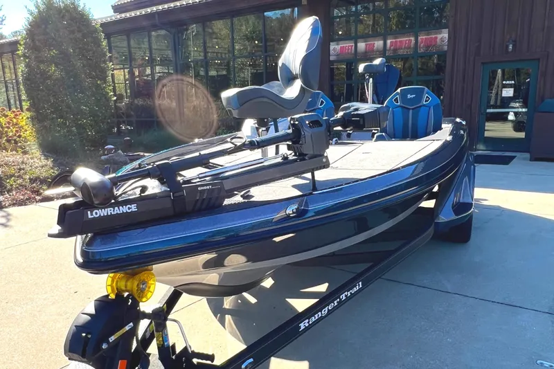 Slide: The Image of 2024 Ranger Z520R Ranger Cup Equipped fishing boat on trailer. - 4