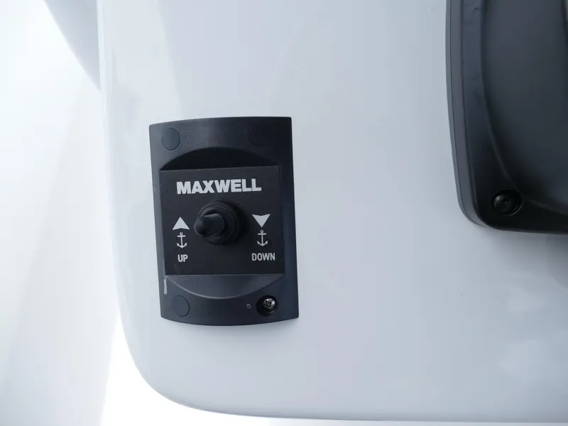 Slide: The Image of Maxwell anchor control switch on 2024 Cape Horn 31T Tournament boat. - 18