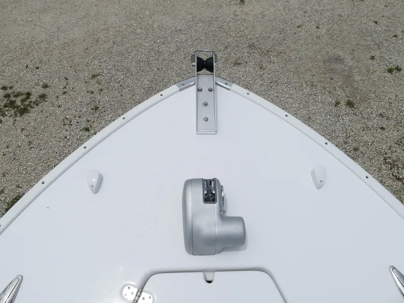 Slide: The Image of 2024 Cape Horn 31T Tournament boat bow with anchor mount and winch. - 28