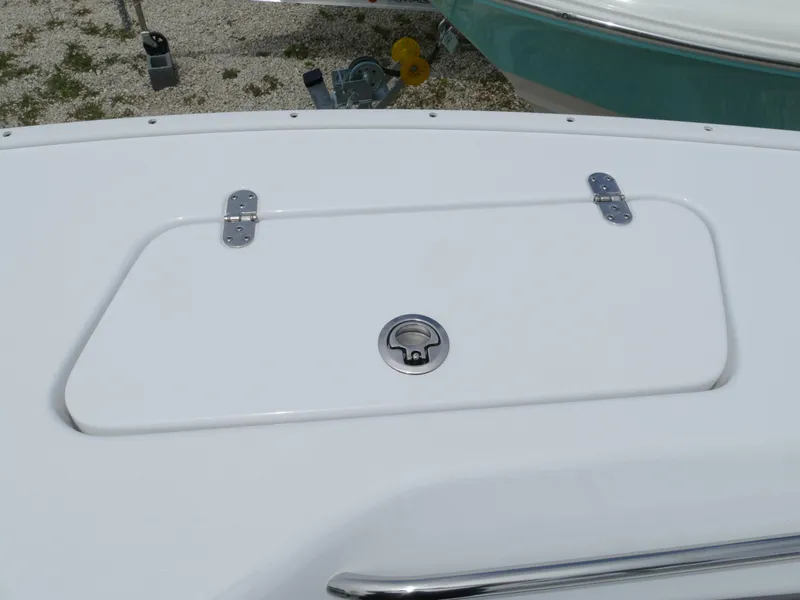 Slide: The Image of 2024 Cape Horn 31T Tournament boat storage compartment. - 34