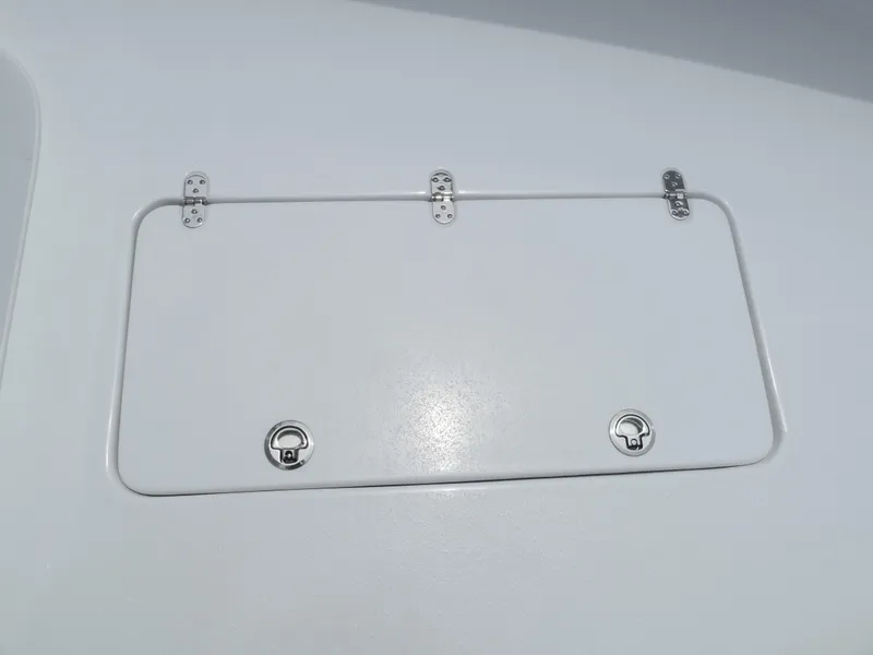 Slide: The Image of 2024 Cape Horn 31T Tournament boat storage compartment. - 41