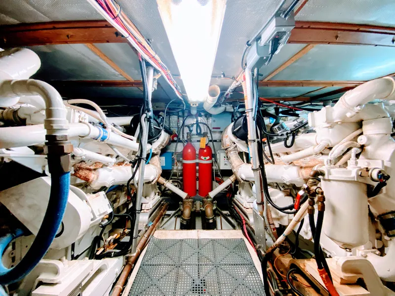 Slide: The Image of Bertram 58 Flybridge Motor Yacht 1986 - 123