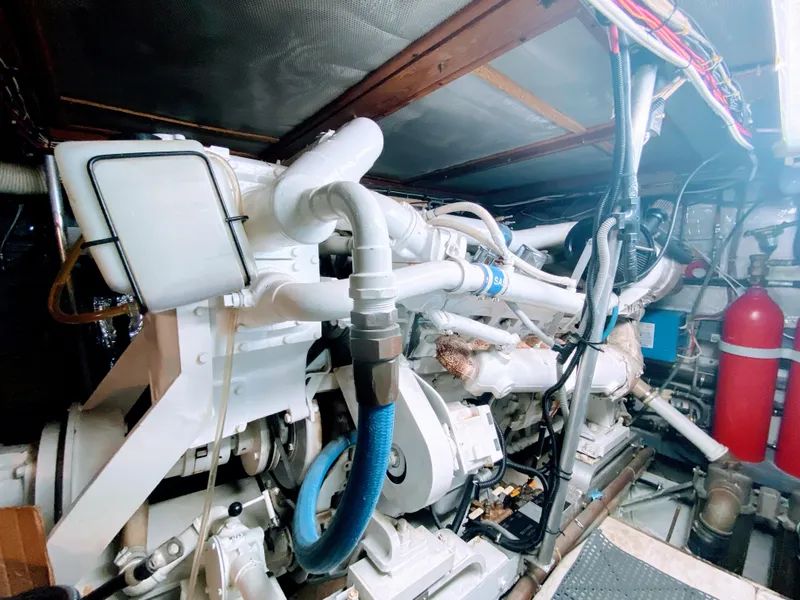 Slide: The Image of Bertram 58 Flybridge Motor Yacht 1986 - 126