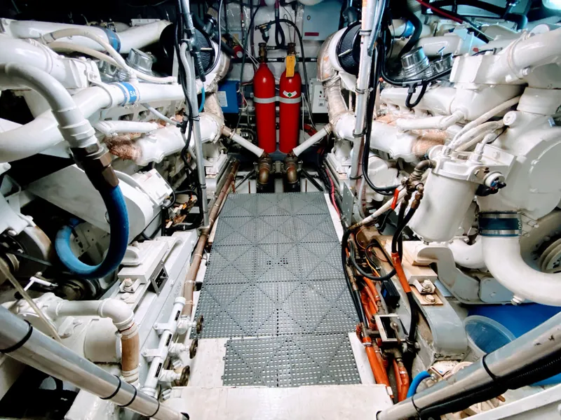 Slide: The Image of Bertram 58 Flybridge Motor Yacht 1986 - 127