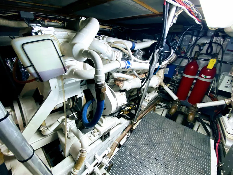 Slide: The Image of Bertram 58 Flybridge Motor Yacht 1986 - 128