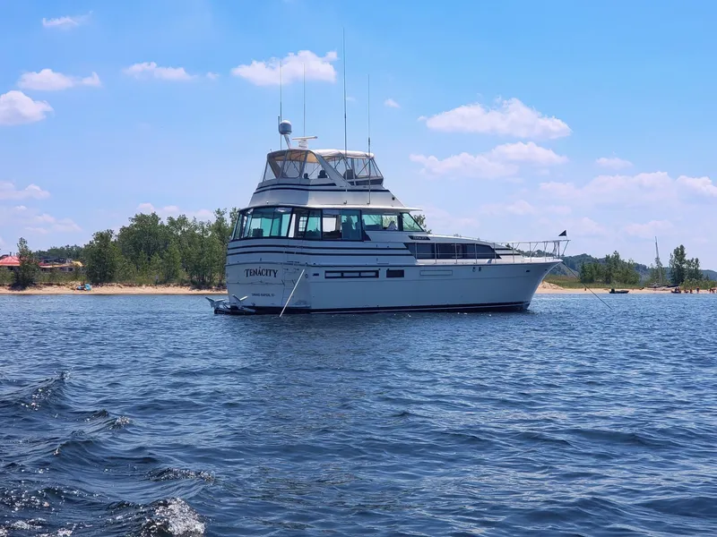 Slide: The Image of Bertram 58 Flybridge Motor Yacht 1986 - 13