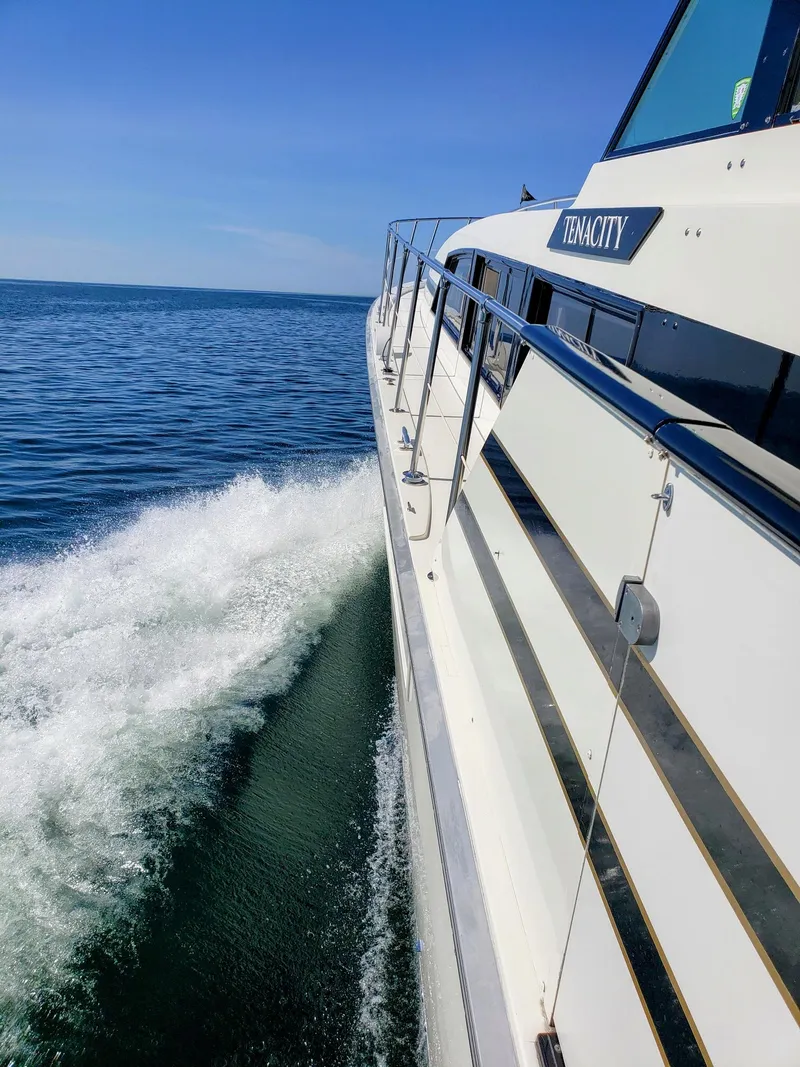 Slide: The Image of Bertram 58 Flybridge Motor Yacht 1986 - 18