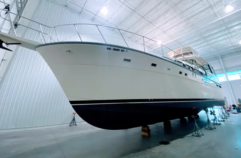 Slide: The Image of Bertram 58 Flybridge Motor Yacht 1986 - 27