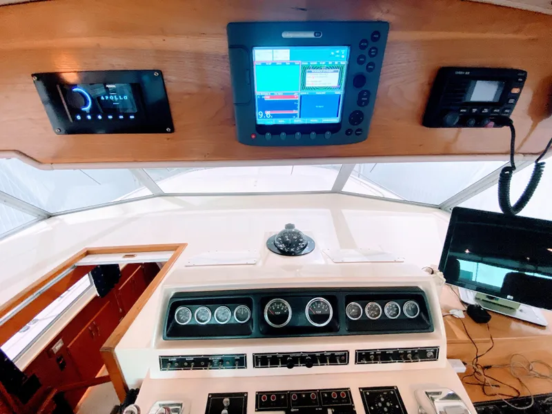 Slide: The Image of Bertram 58 Flybridge Motor Yacht 1986 - 53