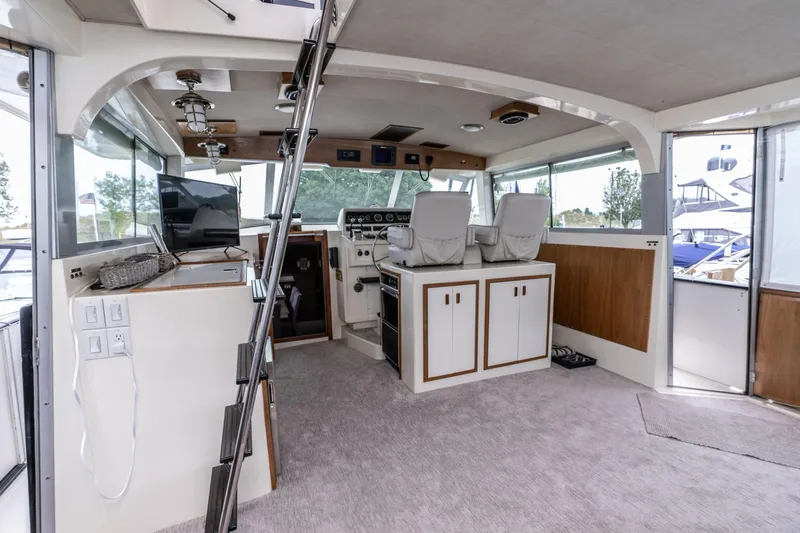 Slide: The Image of Bertram 58 Flybridge Motor Yacht 1986 - 61