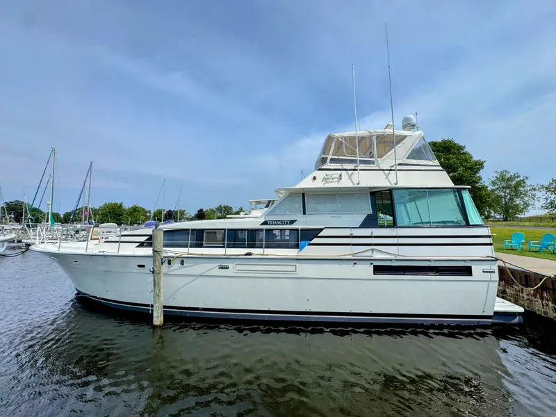 Slide: The Image of Bertram 58 Flybridge Motor Yacht 1986 - 7