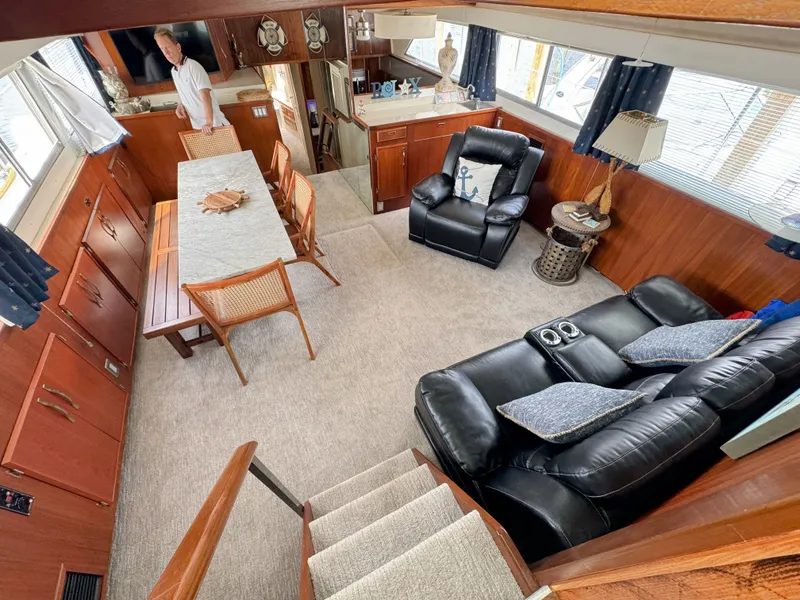 Slide: The Image of Bertram 58 Flybridge Motor Yacht 1986 - 75